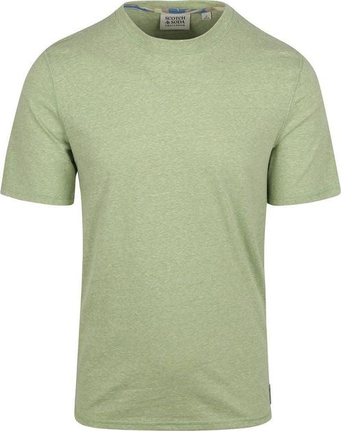 Scotch And Soda T-Shirt Melange Groen maat M Heren, Kleding | Heren, T-shirts, Groen, Nieuw, Maat 48/50 (M), Verzenden