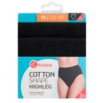 Kruidvat Cotton Shape Highleg Damesslips, Verzenden, Zwart