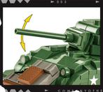 COBI 3044 Sherman M4A1 (Leger bouwsets, Modelbouwsets), Verzenden, Nieuw