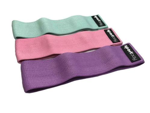 Weerstandsbanden Set - Booty Bands -Fitness Elastieken 3 stk, Sport en Fitness, Fitnessmaterialen, Overige typen, Nieuw, Benen