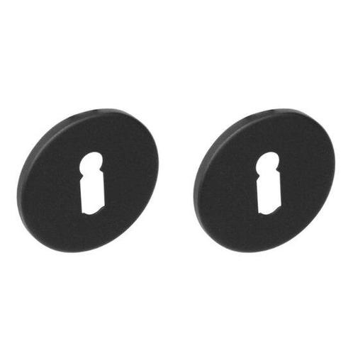 Intersteel sleutelrozetten verdekt ø53x5mm structuur zwart, Doe-het-zelf en Verbouw, Hang- en Sluitwerk, Nieuw, Ophalen of Verzenden