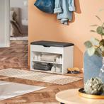 2dekans | tectake - Schoenenbank Jasmina - Licht -, Huis en Inrichting, Ophalen of Verzenden, Zo goed als nieuw