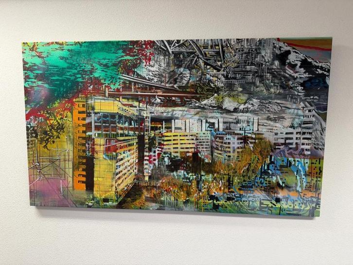 Online veiling: Melanie Gugelmann, Acryl op Canvas, Antiek en Kunst, Kunst | Schilderijen | Abstract