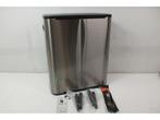 Brabantia Bo Touch Bin Hi Prullenbak - 2 x 30 liter -, Verzenden, Zo goed als nieuw