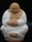 Boeddha figuren - (19cm) - Emaille, Keramiek