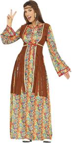 Hippie 60S Kostuum Dames Bloemen, Kleding | Dames, Carnavalskleding en Feestkleding, Nieuw, Verzenden