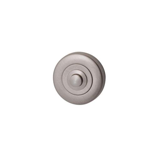 Beldrukker Artax rond - PVD Inox, Huis en Inrichting, Deurbellen, Nieuw, Verzenden
