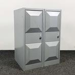 Lockerkast Grijs 103x75x56 cm - 2 Deuren, Huis en Inrichting, Kasten | Overige, Ophalen of Verzenden, Gebruikt