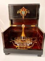 Cave à liqueurs Napoléon III-Marqueterie Boulle - Drankkast