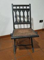 Klapstoel - Hout, Leder