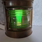 Decorative ships lamp - Glas, Koper, Antiek en Kunst