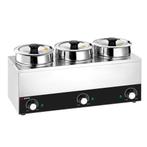 GGM Gastro | Bain marie - hotpot - 10,5 liter | BHPV35-3 |, Verzenden, Nieuw in verpakking, Overige typen