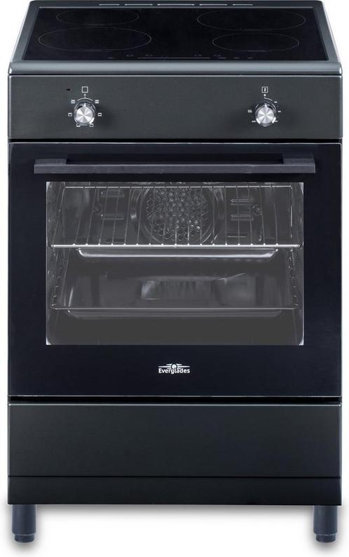 Inductie Fornuis 60cm Everglades EVCK6210 Gratis bezorgd!, Witgoed en Apparatuur, Fornuizen, Vrijstaand, 4 kookzones, Draaiplateau