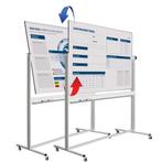 Whiteboard verrijdbaar  Bedrukt - 100 x 200 cm, Ophalen of Verzenden, Nieuw in verpakking