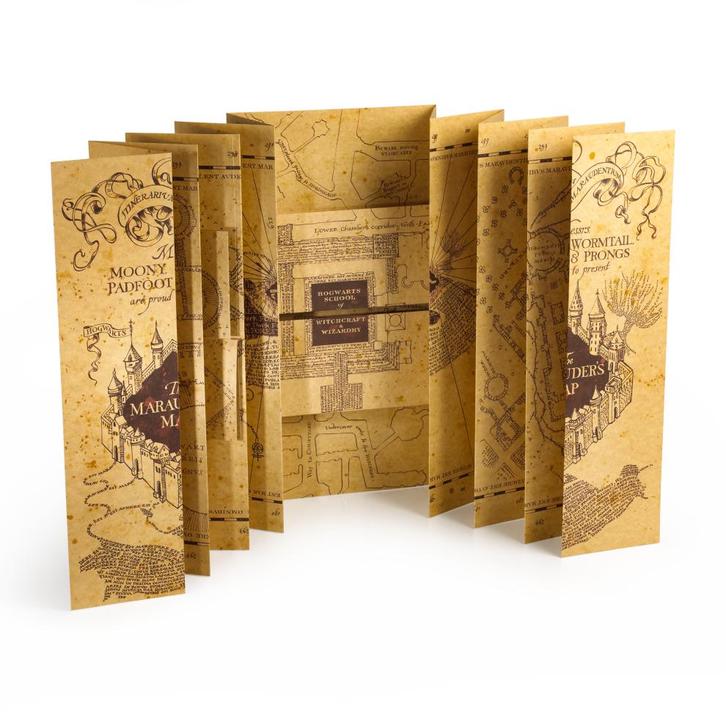 Harry Potter Replica 1/1 Marauders Map, Verzamelen, Harry Potter, Nieuw, Ophalen of Verzenden