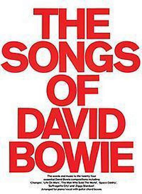 9780860010043 The Songs Of David Bowie David Bowie, Boeken, Studieboeken en Cursussen, Nieuw, Verzenden