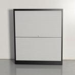 Kinnarps roldeurkast, zwart, 138,5 x 120 cm, incl, 2, Ophalen of Verzenden, Nieuw