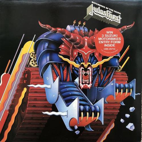 LP gebruikt - Judas Priest - Defenders Of The Faith (Euro..., Cd's en Dvd's, Vinyl | Hardrock en Metal, Zo goed als nieuw, Verzenden