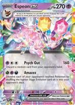 Espeon EX 034/131 Prismatic Evolutions, Hobby en Vrije tijd, Verzamelkaartspellen | Pokémon, Ophalen of Verzenden, Nieuw, Losse kaart