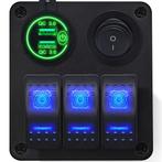 ProRide Schakelpaneel 12V voor Auto/Boot - USB Lader 2, Verzenden, Nieuw