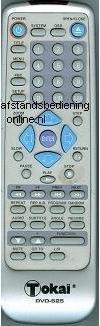 Afstandsbediening Tokai dvd-525, Ophalen of Verzenden, Nieuw, Origineel
