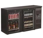 Barkoeler | Staal | Zwart | 2 Glasdeuren | 535 x  1462 x..., Verzenden, Nieuw in verpakking