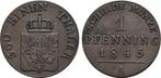 Cu-pfennig 1845 A Brandenburg-Preussen Pruisen Friedrich..., Postzegels en Munten, Munten | Europa | Niet-Euromunten, Verzenden