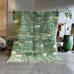 Groen Marokkaans modern Berber wollen tapijt - Vloerkleed -, Huis en Inrichting, Stoffering | Tapijten en Kleden, Nieuw