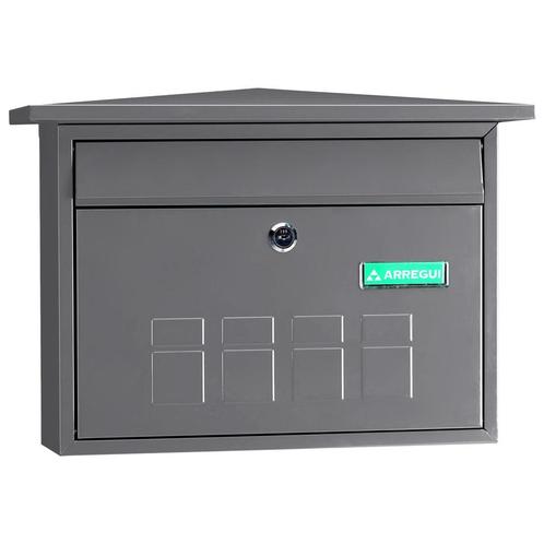 Talen Tools Brievenbus Deco - 41 x 29.5 x 10.3 cm - Zilve..., Tuin en Terras, Brievenbussen, Nieuw, Ophalen of Verzenden