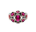 Zonder Minimumprijs - Ring Zilver Robijn - 8,50 kn., Sieraden, Tassen en Uiterlijk, Ringen, Nieuw