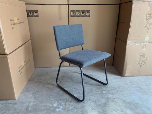 Veiling - Stoel Jax (set van 8) Stof - Grijs - Grey, Huis en Inrichting, Stoelen, Nieuw