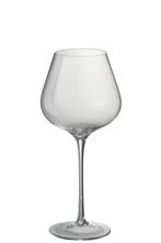 J-LINE WIJNGLAS BREED WITWIJN KRISTALGLAS TRANSPARANT – S., Ophalen of Verzenden, Nieuw
