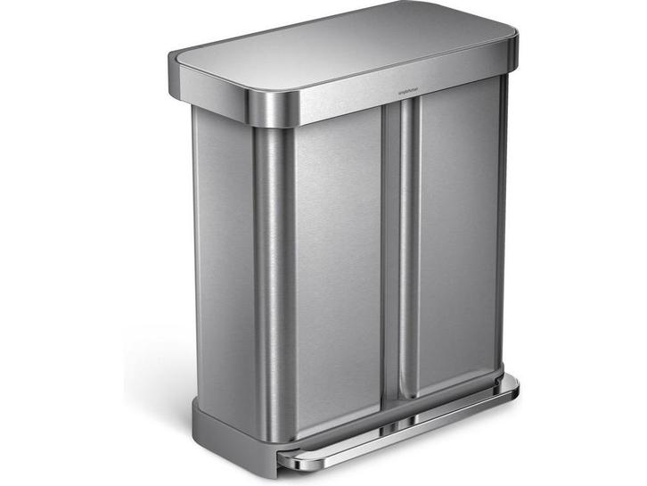 Simplehuman Liner Pocket Recycler - Prullenbak 58 Liter - 2, Huis en Inrichting, Woonaccessoires | Overige, Zo goed als nieuw