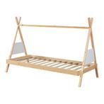 Kinderbed Siikajoki Tipi hoog uitvoering 90x200 cm naturel e, Huis en Inrichting, Slaapkamer | Bedden, Verzenden, Nieuw