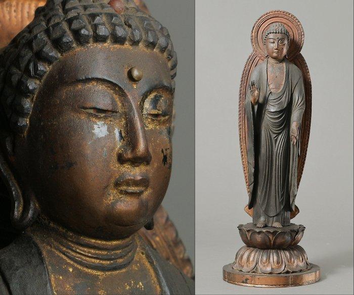 Boeddhistische objecten - Amitabha Boeddha (Amida Nyorai, Antiek en Kunst, Antiek | Overige Antiek