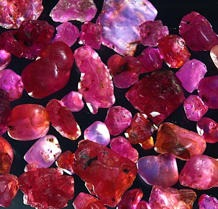 Caraat 25,0 natuurlijke robijn uit Birma Ruw- 5 g, Verzamelen, Mineralen en Fossielen