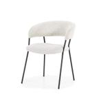 Eetkamerstoel Luka - Beige Copenhagen - 95791 - eetkamers..., Nieuw, Stof