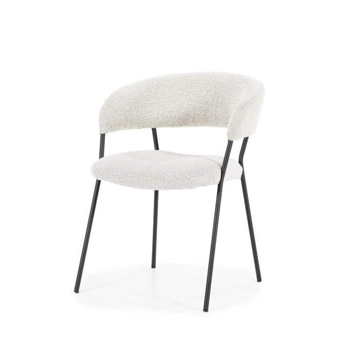 Eetkamerstoel Luka - Beige Copenhagen - 95791 - eetkamers..., Huis en Inrichting, Stoelen, Nieuw, Stof