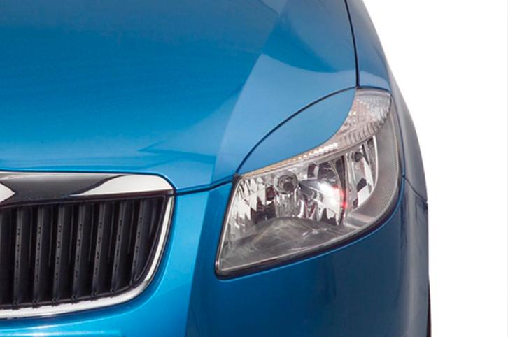 Koplampspoilers voor Skoda Roomster Type 5J / Fabia 2 / Prak, Auto-onderdelen, Carrosserie en Plaatwerk, Nieuw, Verzenden