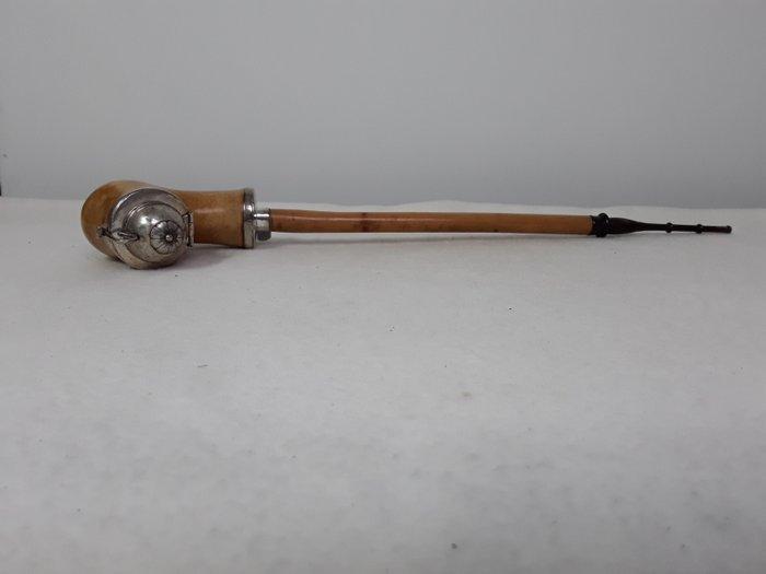 Pijp - .800 zilver, Verzamelen, Rookartikelen, Aanstekers en Luciferdoosjes