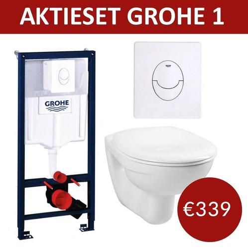 Aktie Toiletset Grohe Rapid SL met Basic Smart pot en Skate, Doe-het-zelf en Verbouw, Sanitair, Overige typen, Nieuw, Ophalen of Verzenden