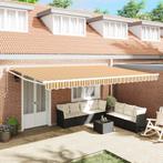 vidaXL Inklapbaar Zonnescherm Meerkleurig 500x300 cm Stof, Tuin en Terras, Zonneschermen, Verzenden, Nieuw