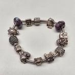 Pandora Armband met 13 Bedels | Nette staat, Sieraden, Tassen en Uiterlijk, Armbanden, Ophalen of Verzenden, Nieuw