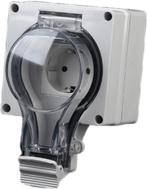Waterdicht Buitenstopcontact IP66 - 13A - M20 kabelplug, Verzenden, Nieuw, Stopcontact