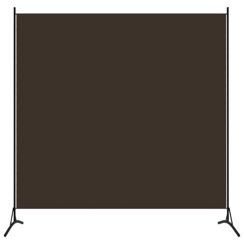vidaXL Kamerscherm met 1 paneel 175x180 cm bruin, Huis en Inrichting, Woonaccessoires | Kamerschermen, Nieuw, Verzenden