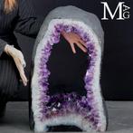 Prachtige Amethist Geodessnede Grote Amethisten Geode Sectie