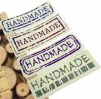 Sluitstickers handmade uppercase different style etiket 80, Hobby en Vrije tijd, Ophalen of Verzenden, Nieuw