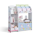 Kinderkast Lysekil open kast 100x93x30 cm eenhoornmotief [en, Verzenden, Nieuw