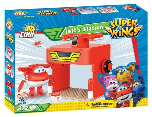Cobi  25133  Super Wings Jetts Station (kinder bouwsets), Kinderen en Baby's, Speelgoed | Bouwstenen, Nieuw, Verzenden