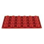 Siliconen bakvormen rood | 24 vormen, Verzenden